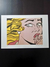 ROY LICHTENSTEIN Numbered Litho Poster 13.6X19,5" POP ART