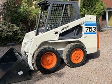 BOBCAT 753   SkidSteer WHEELED Loader CASE  CAT  JCB 2.1 Ton Opt Implement FORKS