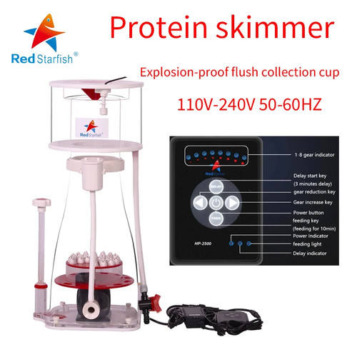 110 240v red starfish aquarium - red,