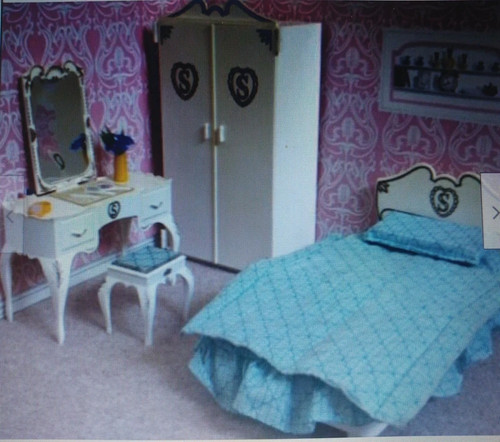 Sindy vintage bedroom - sindy,