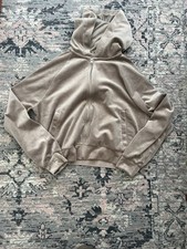 H&M Beige Velour Tracksuit Zip