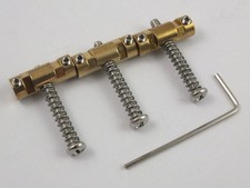 Left Handed COMPENSATED BRASS BRIDGE SADDLES for Fender Telecaster Tele guitars