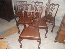 6 x Vintage  Mahogany / Oak