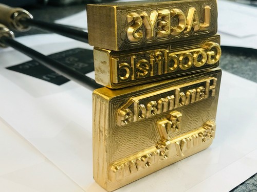 Branding iron with - iron, your
