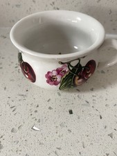 Portmeirion Pomona  Pottery Small Chamber Pot Planter Biggarreux Cherries