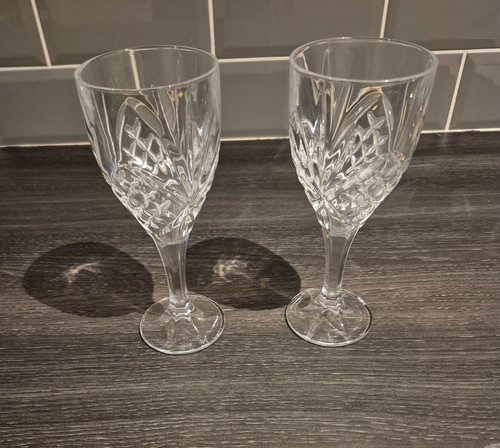 Galway crystal wine glasses - 2x,