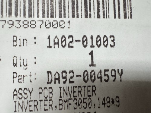 Samsung inverter pcb assembly - samsung,
