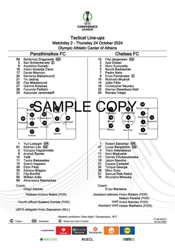 Panathinaikos chelsea eufa - panathinaikos, v