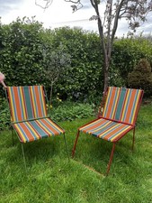 2 Vintage  Retro Striped