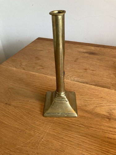 Brass candlestick candle - brass,