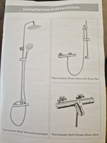 Thermostatic mixer shower set - thermostatic,