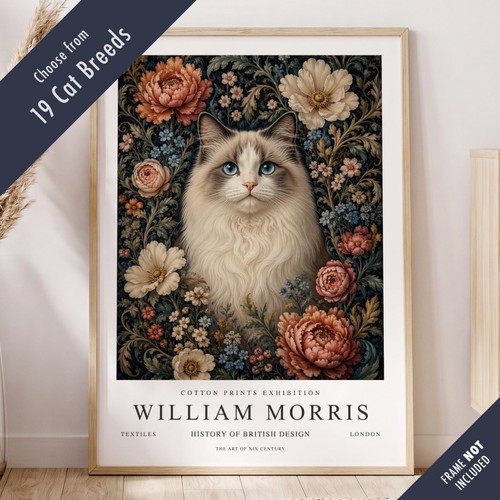 Cat william morris inspired - cat,