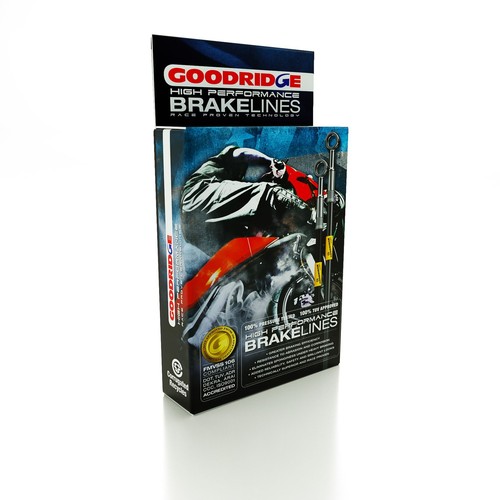 Goodridge stainless rear brake - stainless,