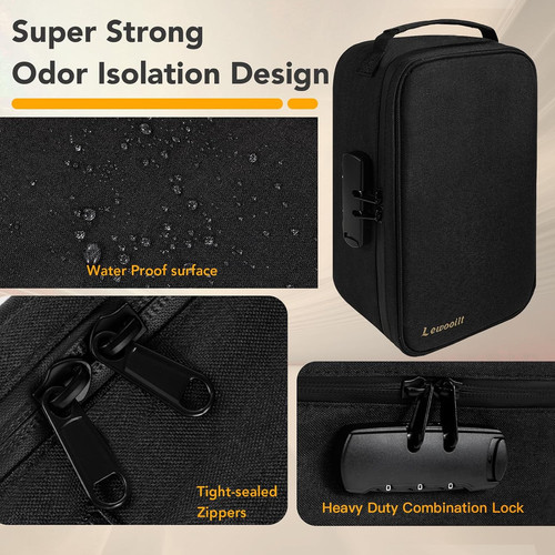 Smell proof bag lock - smell,