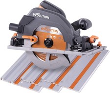 185mm Circular Saw with Track Guide 1600W Multi Material Cutter 64mm Depth