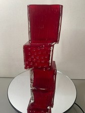 GLASS VASE IN STYLE OF