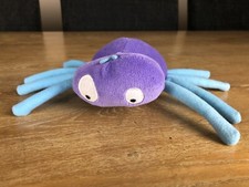 Little Tiger Press Books Incy Wincy Spider Purple Soft Plush Beanie Toy 5" 2010