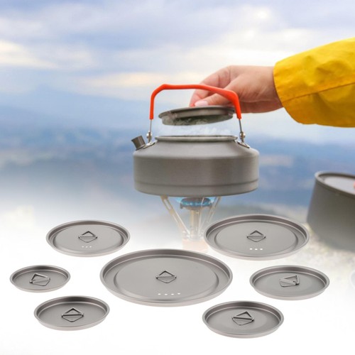 Titanium water cup lid - titanium,