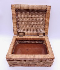 Vintage Wicker Sewing Basket