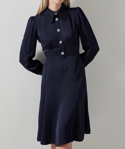 Bennett mira navy crepe - lk,