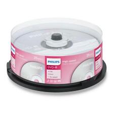 25 Philips DVD-R DVD - 25 Blank Recordable DVD Discs 16x 4.7GB