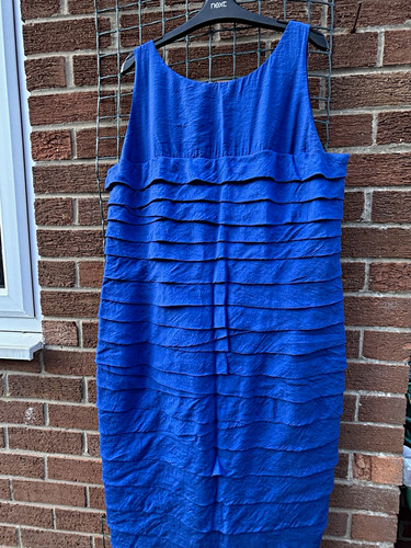 Alexon blue shift dress 20 - shift,