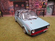 Vw golf 1 gti 1/18 Mk1 rat rod modified umbau conversion Volkswagen