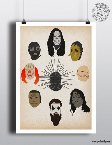 Slipknot minimalist poster - slipknot,