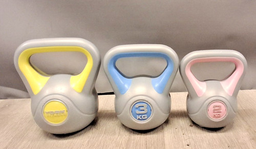 3pc kettlebell set - set, 3kg