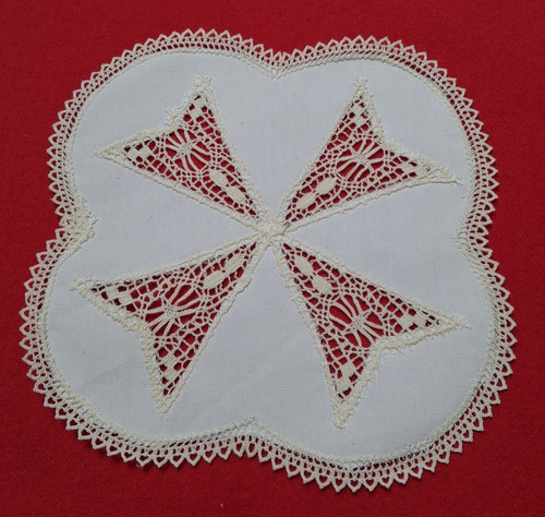 Cream cotton and - and, lace