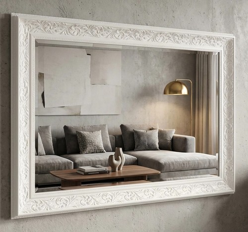 Large french white ornate - french,