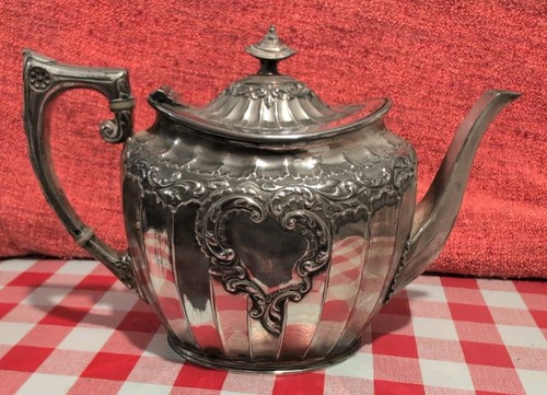 Vintage silver plated tea - vintage, pot