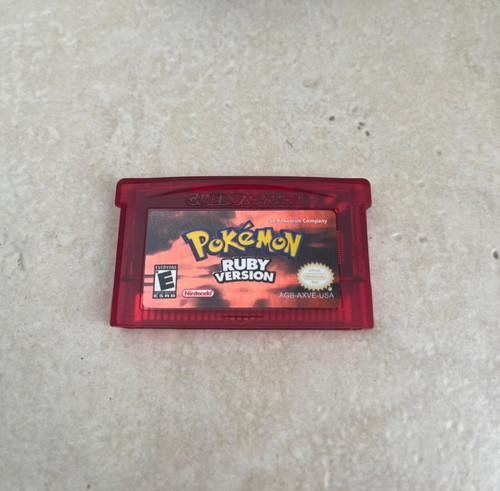 Game card ruby for pokemon - pokemon, gba