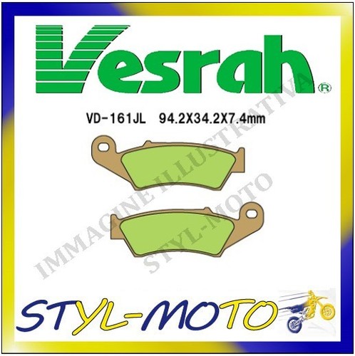 161jl front sintered brake - front,