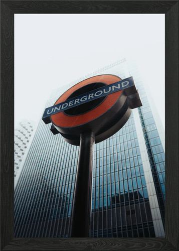 London underground sign framed - sign,