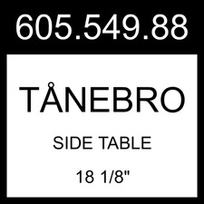 IKEA TANEBRO TÅNEBRO Side