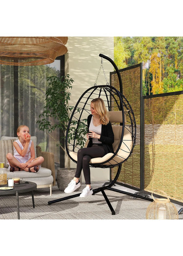 Outsunny garden egg chair - outsunny,