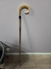  shepherds crook market stick in with rams horn handle 53.5 Inch