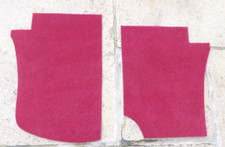 MGB & MGC & MGBGT & MGCGT  2 NEW RED FRONT BULKHEAD/TOE BOARD CARPETS