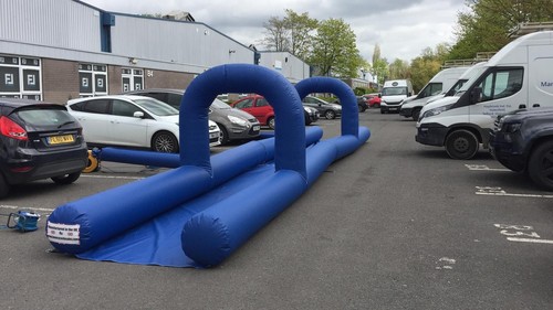 Inflatable water slip and - inflatable,