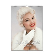 Iconic Jayne Mansfield Full Photo 2026/27 personalised Calendar Choose Start