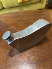  Golf Hip Flask made in Pewter and manufactured in Sheffield, vintage