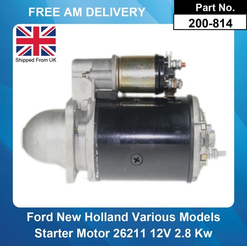 Starter motor for - motor, brown