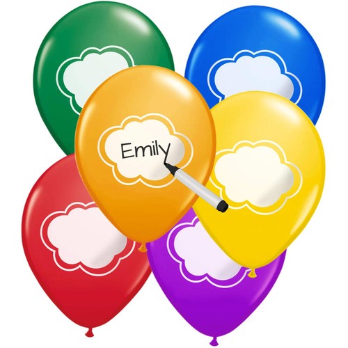Writeable balloons - 6,
