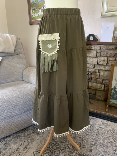 Boho maxi skirt sz12 - boho, sz12/14