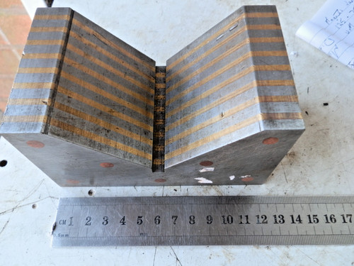 Vee block size - size, 72