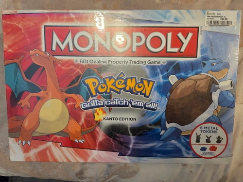 Hasbro pokemon monopoly kanto - hasbro,