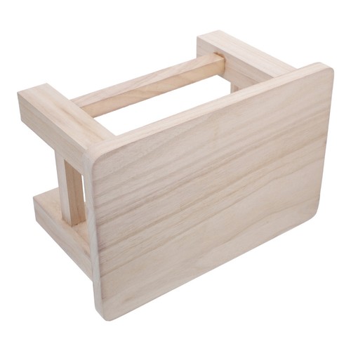 Small wooden stool change shoe - small,