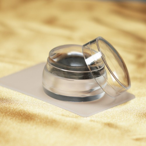 Clear silicone nail - clear, art