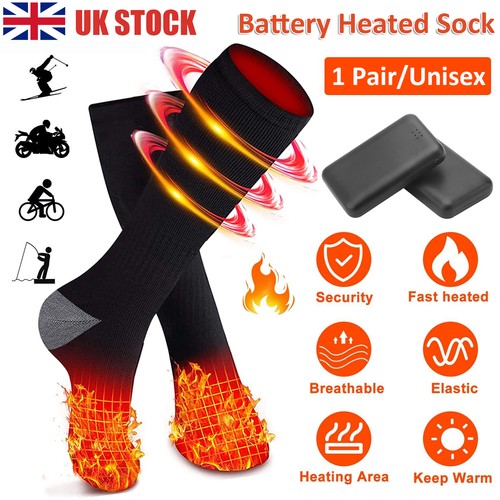 Winter electric heated socks - winter,